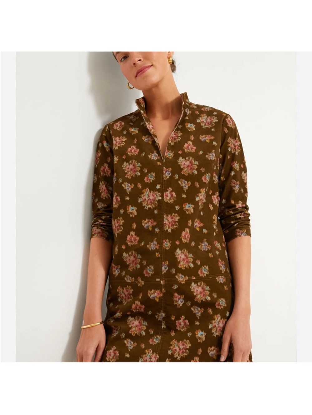 Tuckernuck Hazel Bouquet Corduroy Clifton Dress